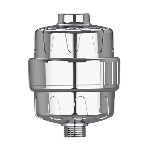 ScrubZap 15-stage universal shower filter, chrome finish